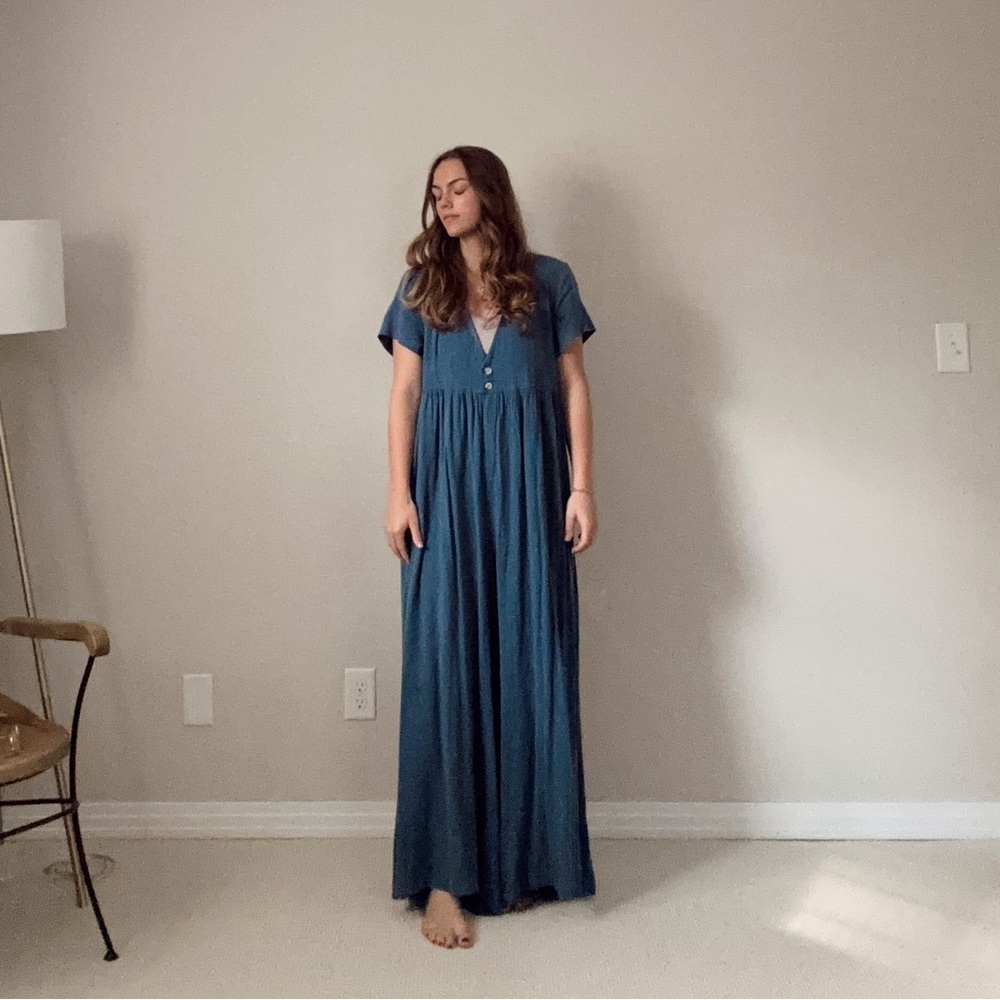 NATURAL LIFE: BLUE JUMPSUIT
